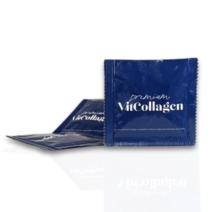 Premium VitCollagen suplement w saszetkach z kolagenem i wit. C na 30 dni