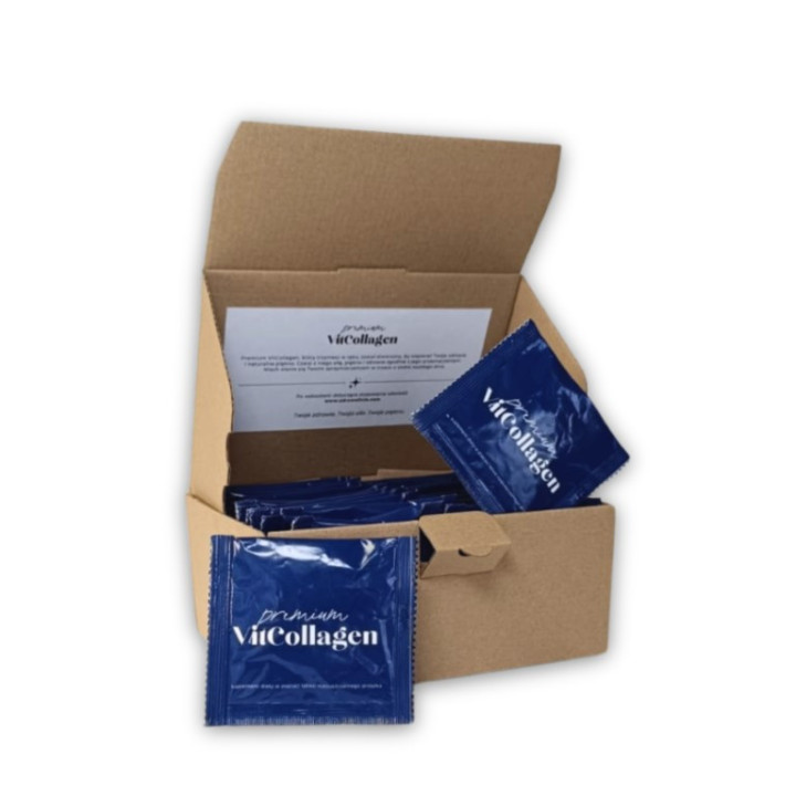 Premium VitCollagen suplement w saszetkach z kolagenem i wit. C na 30 dni