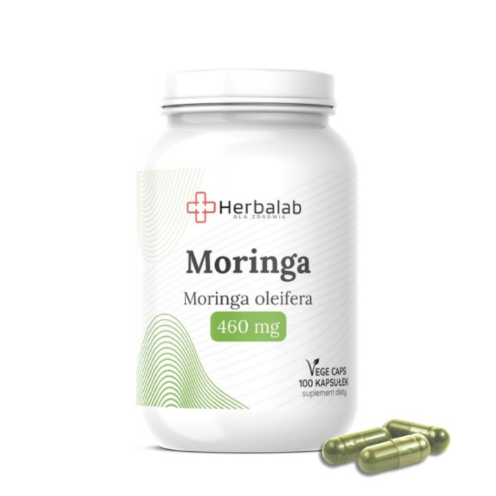 Moringa oleifera 460 mg vegańskie kapsułki 100 szt