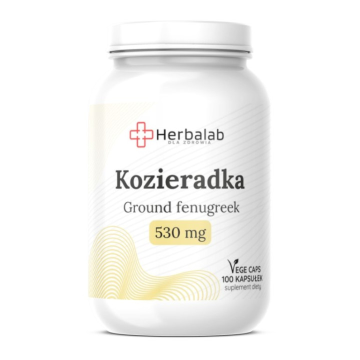 Kozieradka 530 mg Fenugreek na żołądek wrzody odporność 100 Vege caps