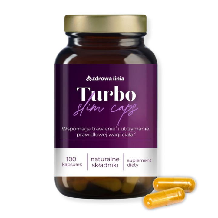 Turbo Slim Caps 100 kapsułek trawienie szybszy metabolizm termogenik