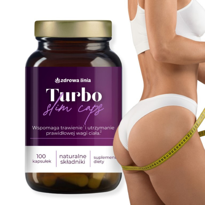 Turbo Slim Caps 100 kapsułek trawienie szybszy metabolizm termogenik