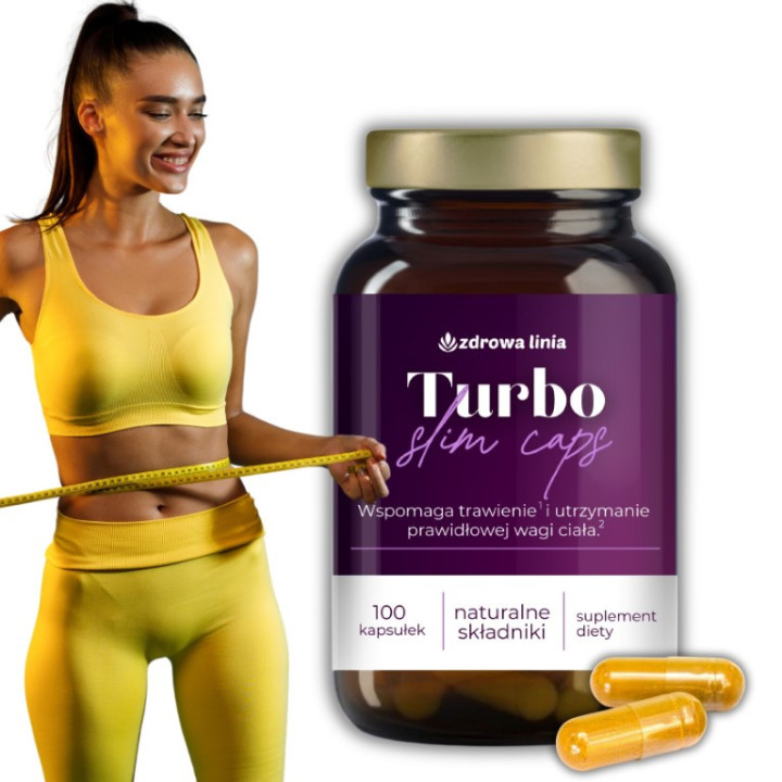 Turbo Slim Caps 100 kapsułek trawienie szybszy metabolizm termogenik