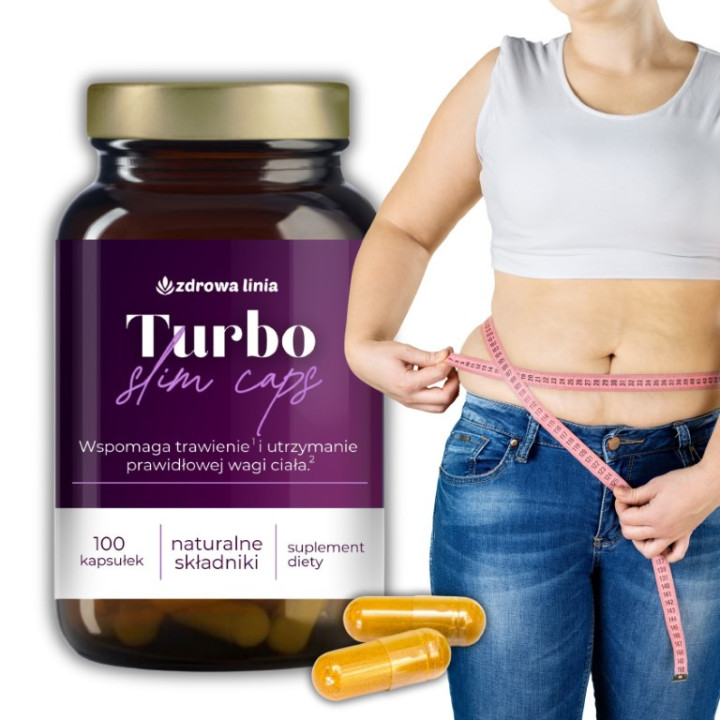 Turbo Slim Caps 100 kapsułek trawienie szybszy metabolizm termogenik