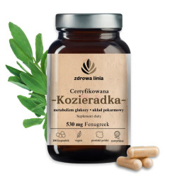 Certyfikowana Kozieradka 530 mg Fenugreek wrzody żołądka odporność cholesterol