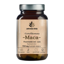 Certyfikowana Maca 510 mg bez dodatków peruwiański żeń-szeń