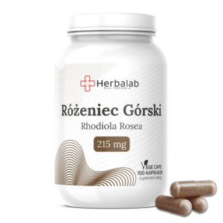 Różeniec Górski 215 mg czysty bez dodatków 100 Vege caps Herbalab