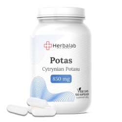 Potas 850 mg 100 Vege caps Herbalab