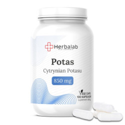 Potas 850 mg 100 Vege caps Herbalab