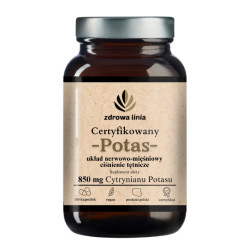 Certyfikowany Potas 850 mg cytrynianu potasu