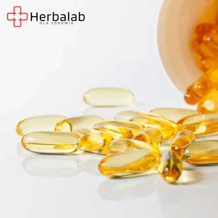 Omega 3 EPA DHA i witamina E Herbalab 60 kapsułek 1000 mg