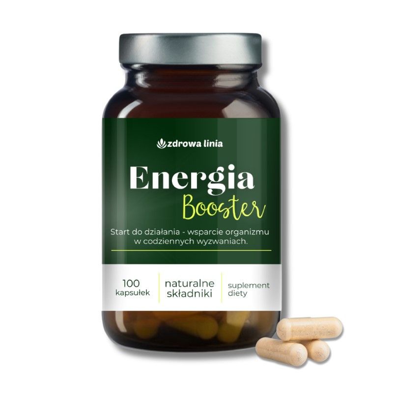 Energia Booster 100 kapsułek energia zmęczenie odporność Energia Booster 100 kapsułek energia zmęczenie odporność