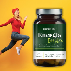 Energia Booster 100 kapsułek energia zmęczenie odporność
