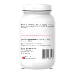 Biotyna Witamina B7 2500 mcg Herbalab 60 kapsułek
