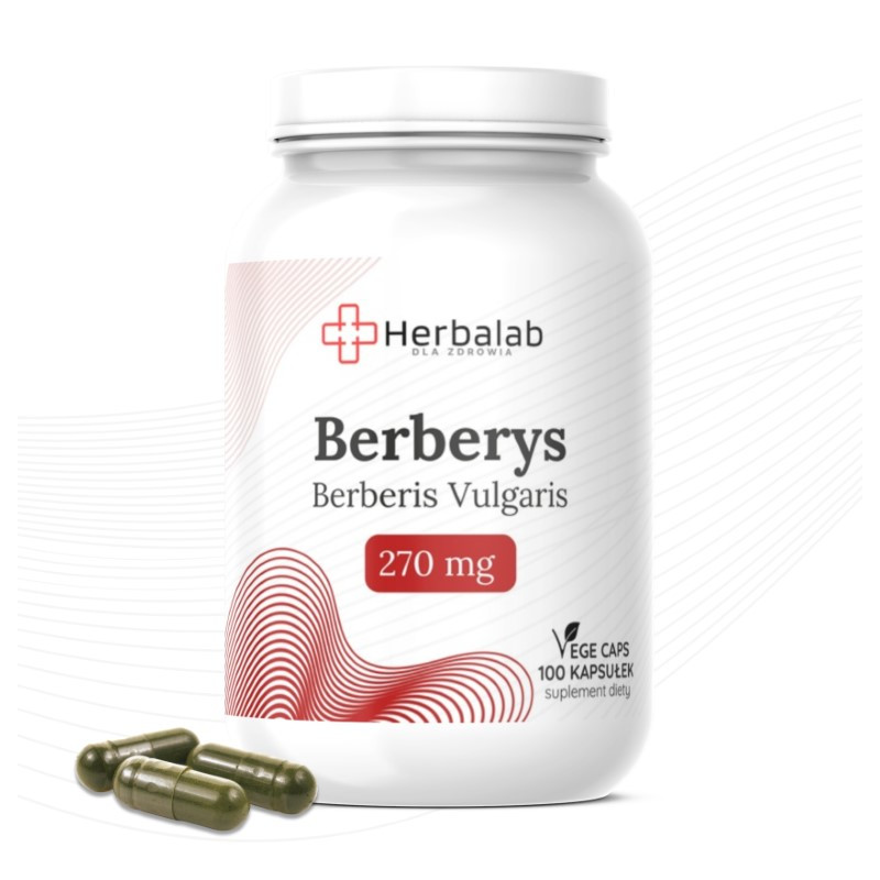 Berberys z korzenia FORTE 100 kapsułek VEGAN