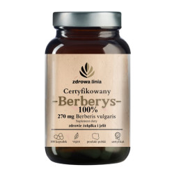 Berberys Certyfikowany Berberis 100% berberysu w kapsułce 100 szt.