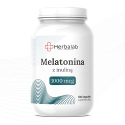 Melatonina z inuliną FORTE 1000 mcg 100 kapsułek Herbalab