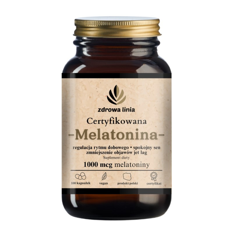melatonina 1 mg certyfikat vegan 100 szt