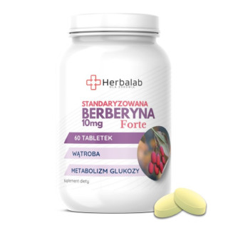 Berberyna Standaryzowana Forte 10mg - 60 sztuk