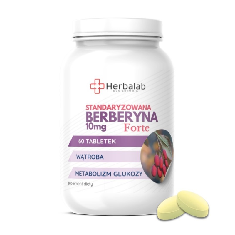 Berberyna Standaryzowana Forte 10mg - 60 sztuk