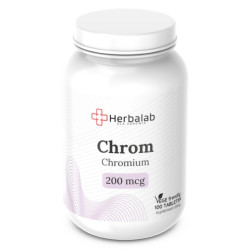 Herbalab CHROM Forte max 200mcg 100 tabletek