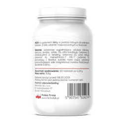 Herbalab ADEK Forte kompleks A,D3,E,K2 MK-7 - 1 tabletka dziennie 60 sztuk