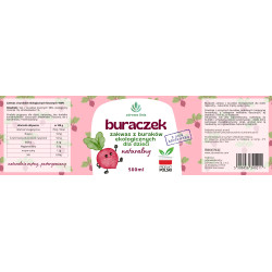 Zakwas Buraczany dla Dzieci 100% naturalny łagodny 500ml zakwas z buraków