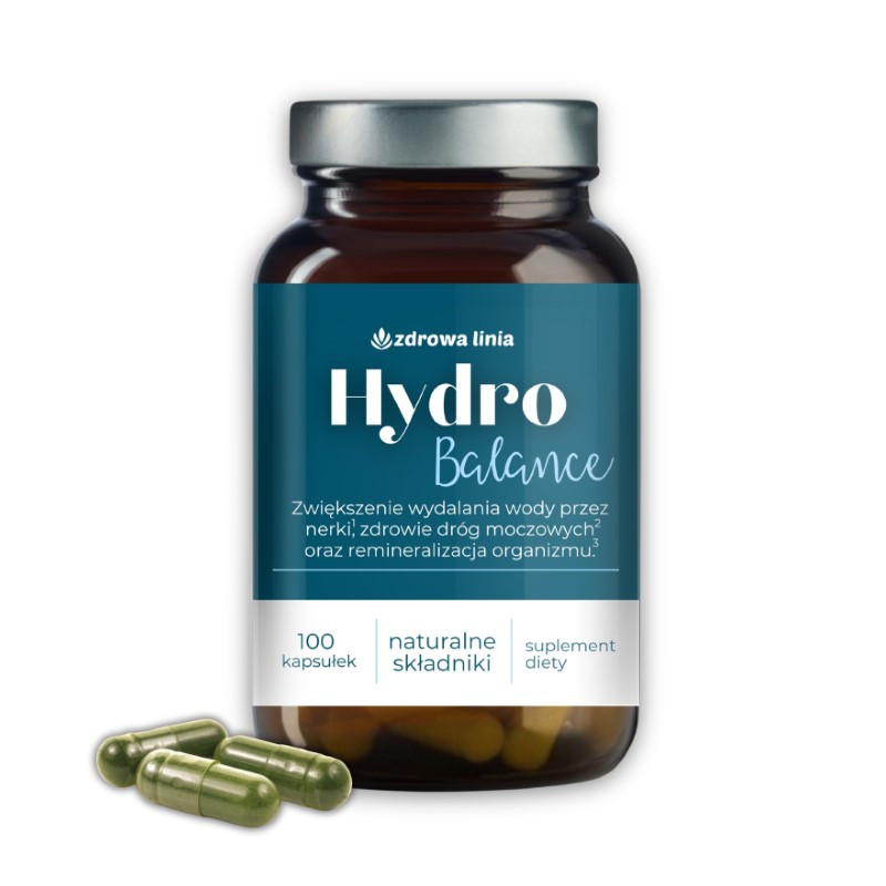 Hydro Balance kapsułki na nadmiar wody w organizmie Zdrowa Linia 100 kasułek