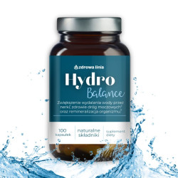 Hydro Balance kapsułki na nadmiar wody w organizmie Zdrowa Linia 100 kasułek