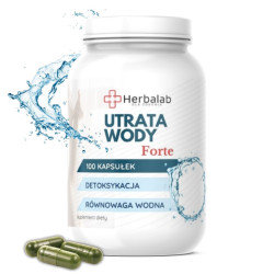 Utrata wody Forte Detoksykacja Odchudzanie redukcja wody w organizmie 100 kapsułek
