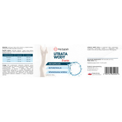 Utrata wody Forte Detoksykacja Odchudzanie redukcja wody w organizmie 100 kapsułek