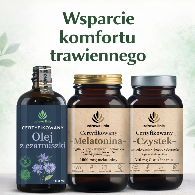 ZDROWIE UKŁADU POKARMOWEGO - naturalne wsparcie codziennego komfortu trawiennego.