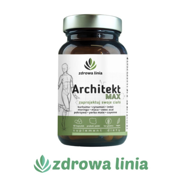 data ważności: 16.05.2026 Architekt Max odchudzanie FAT BURNER  Spalacz tłuszczu Metabolizm