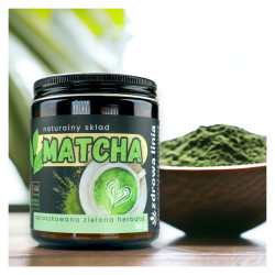 Zielona herbata Matcha w proszku 80 g Zdrowa Linia