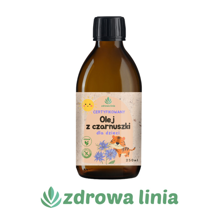 Olej z czarnuszki dla dzieci 250 ml