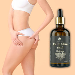 Cellu Slim Elixir olejek do skóry 99,5% naturalnych składników  termoaktywny na cellulit