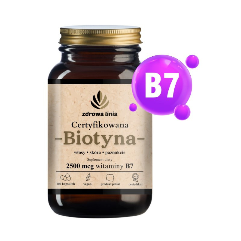 biotyna 2,5 mg certyfikat vegan 100 szt