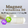 Certyfikowany Magnez + witamina B6 - 100 kapsułek