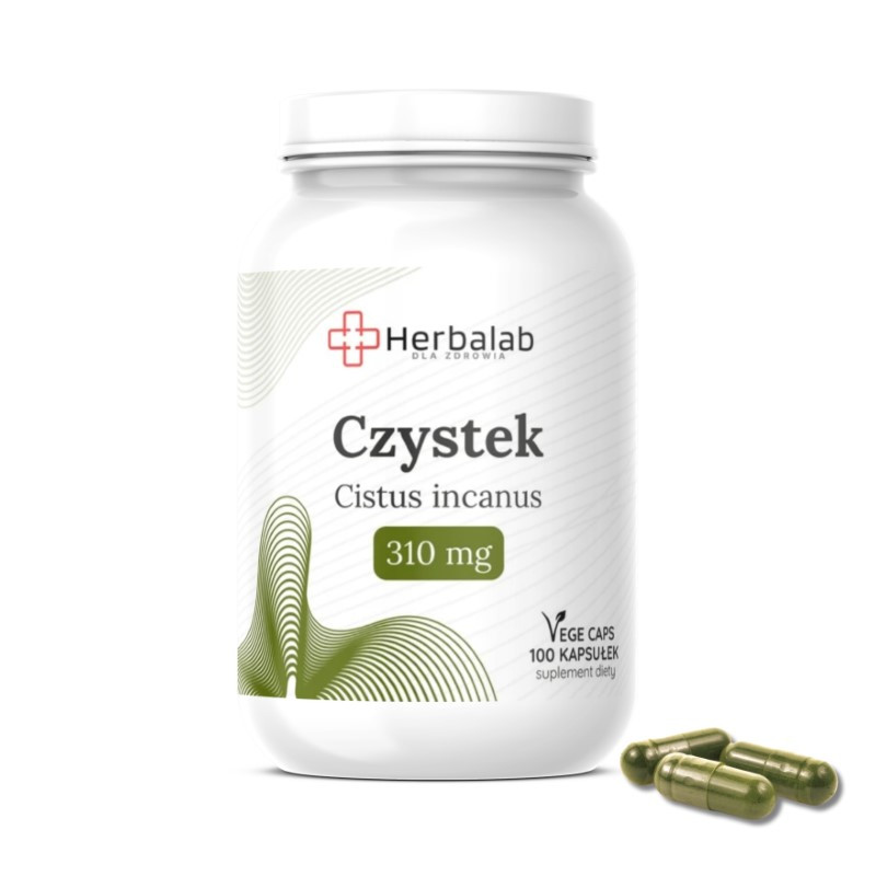Czystek Cistus incanus 310 mg vege caps 100 kapsułek